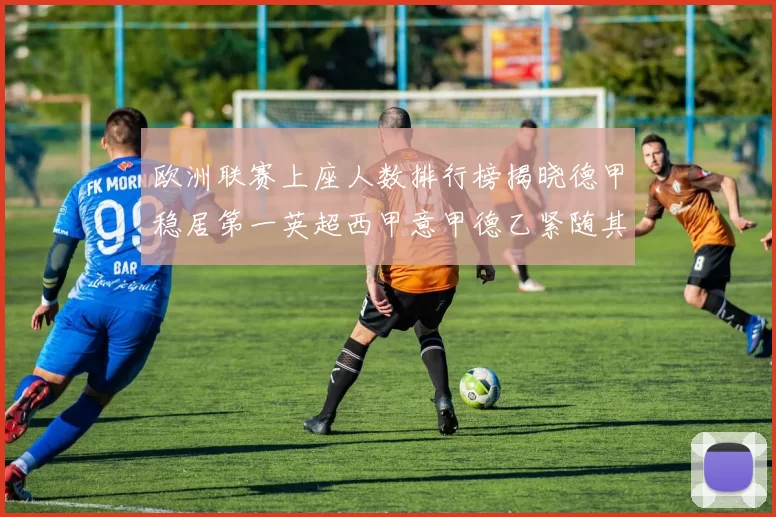 欧洲联赛上座人数排行榜揭晓德甲稳居第一英超西甲意甲德乙紧随其后